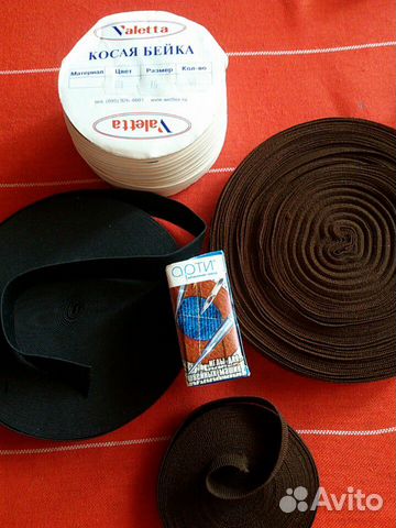 Тесьма окантовочная, кнопки,иглы для швейных маши