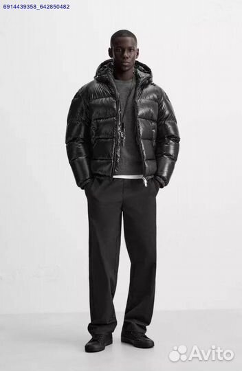 Пуховки Zara x Moncler глянцевый (Арт.37023)