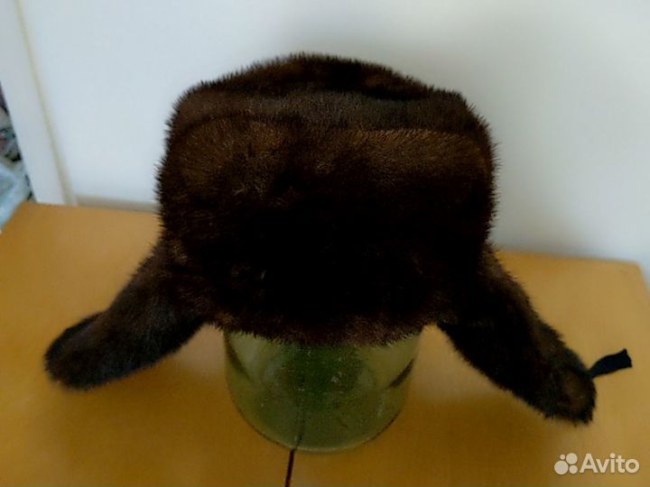 Норковая шапка мужская