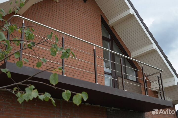 Ограждение для балкона из нержавеющей стали