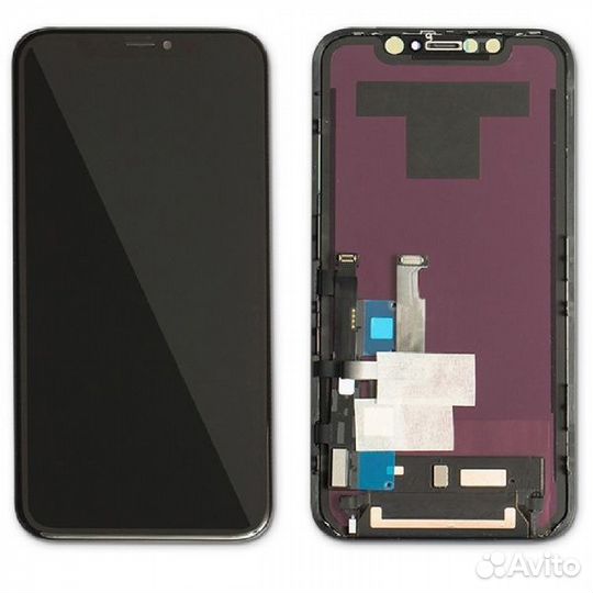 Экран Apple iPhone XR черный дисплей эпл айфон икс