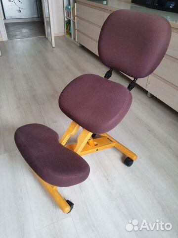 Коленный стул со спинкой smart stool