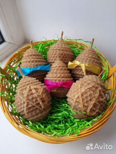 Пасхальные свечи. Свечи из вощины на пасху