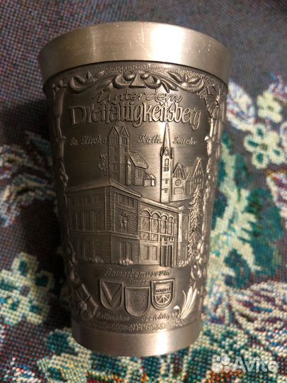 Стакан № 7. Старинный оловянный стакан