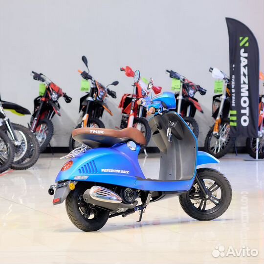 Скутер tmbk scooter portofino 50cc синий