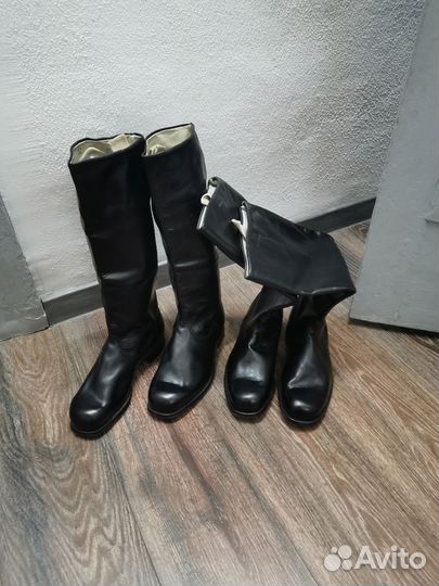 Сапоги офицерские хромовые 2 пары