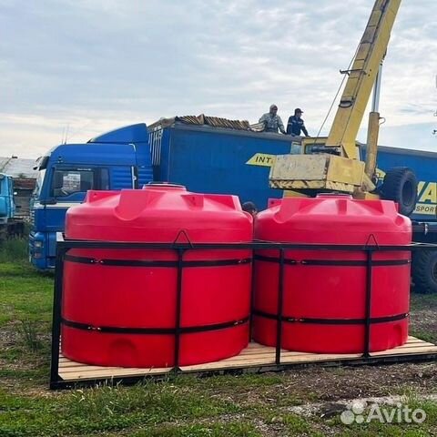 Емкости Пластиковые для перевозки в обрешетке