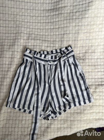 Шорты из льна