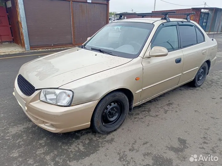 Hyundai Accent 1.5 МТ, 2001, 391 700 км