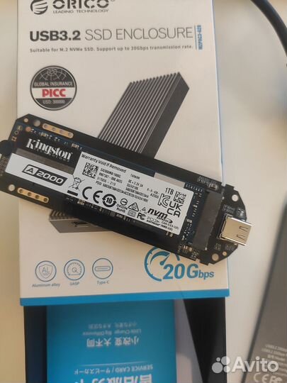 Твердотельный накопитель-Kingston A2000 1 тб M.2