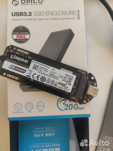 Твердотельный накопитель-Kingston A2000 1 тб M.2