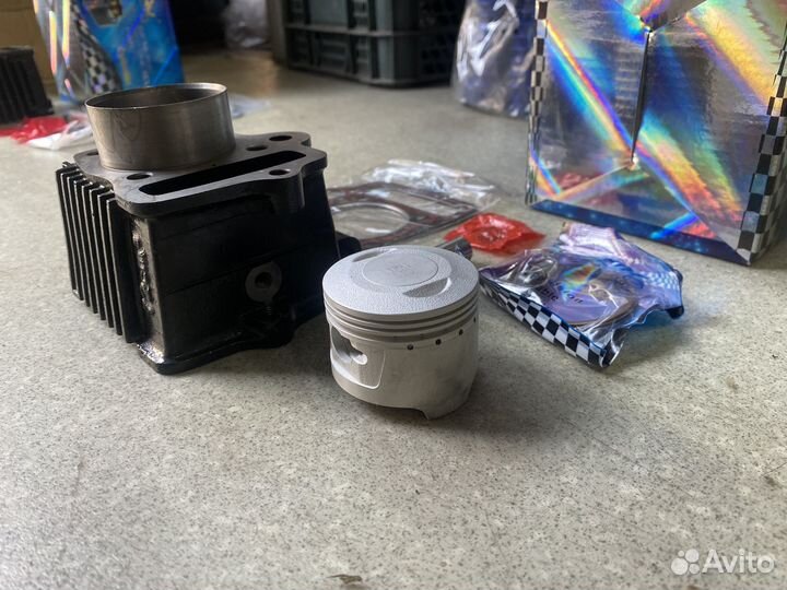 Поршневая Мопед 100 куб тюнинг на 72куб Марк. 49,9