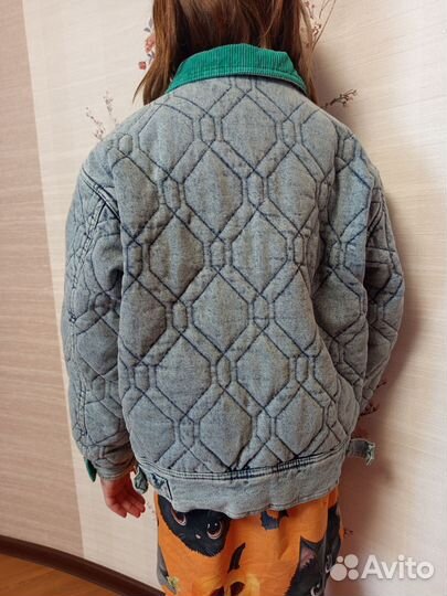 Джинсовая куртка из 90 х на рост 152-158