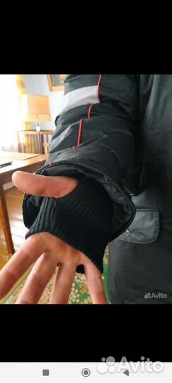 Куртка полупальто с меховым подкладом