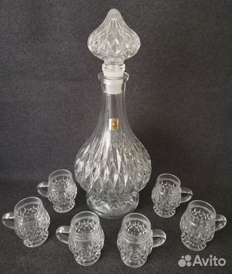 Набор для ликера, настоек винтажный (Австрия)