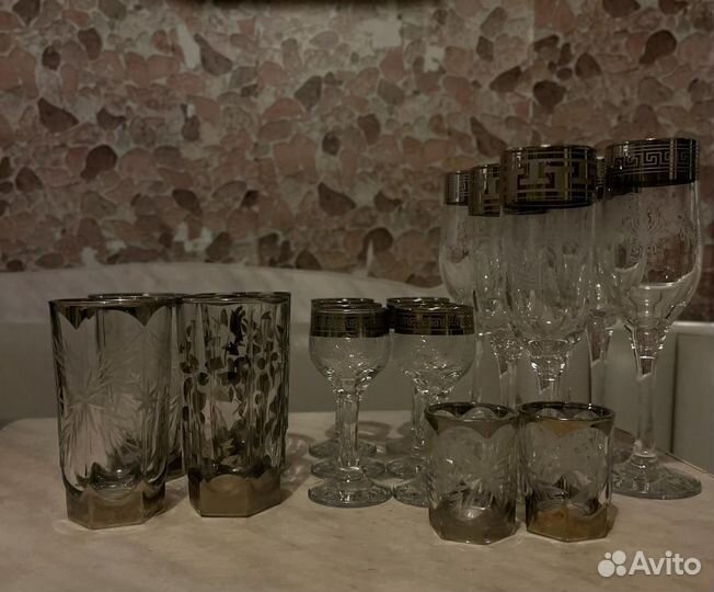 Посуда, бокалы, флюте