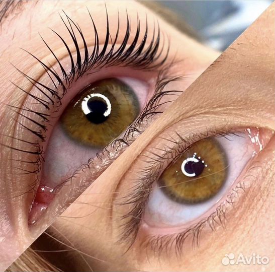 Ламинирование бровей и ресниц модель