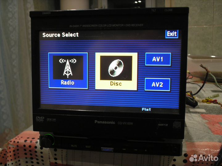 Авто магнитола panasonic CQ-VX100W5
