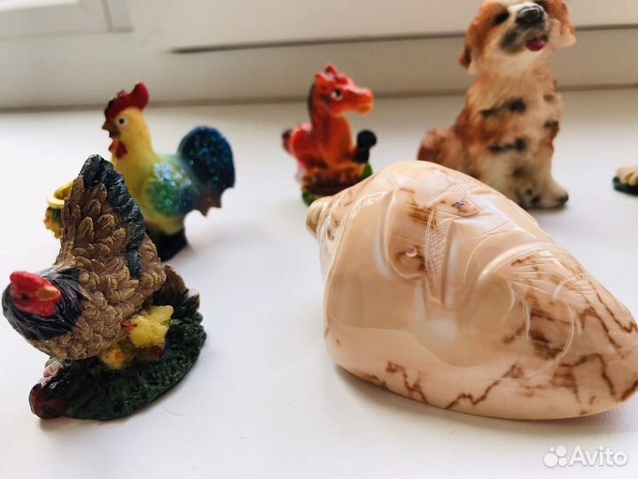 Ракушки и фигурки