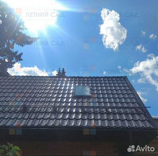 Мансардное окно из профиля Rehau глухое 550x700 мм