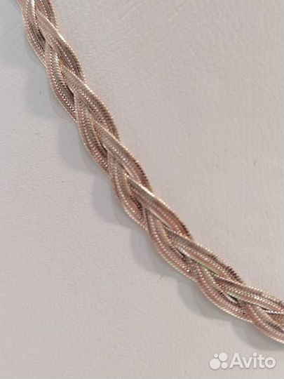 Цепь коса золотая 50р 17,96г 585 проба