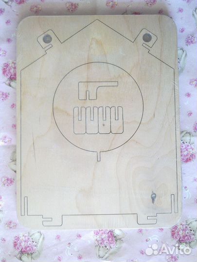 Кормушка для птиц, сборная модель, деревянная, кон