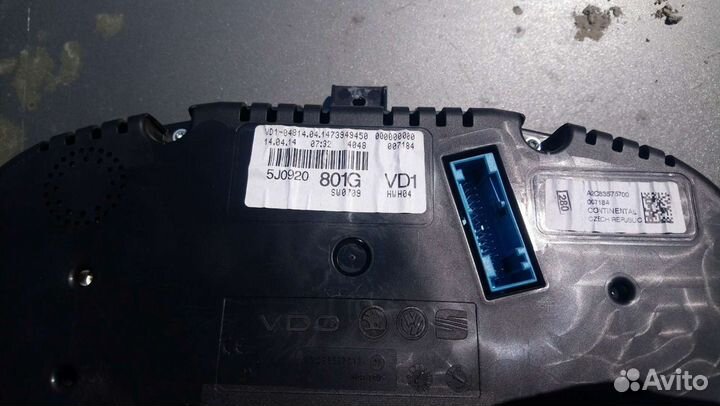 Щиток приборов Skoda Fabia 2