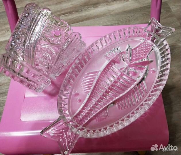 Вазы хрустальные