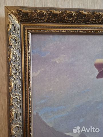 Багет, рама для зеркала или картины+ холст, 92*108