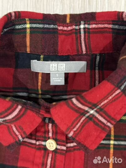 Uniqlo рубашка в клетку оригинал