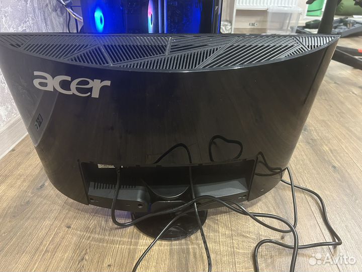 Монитор acer 21.5 fullhd, dvi, hdmi, vga