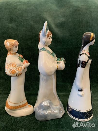 Фарфоровые статуэтки времен СССР Сысерть
