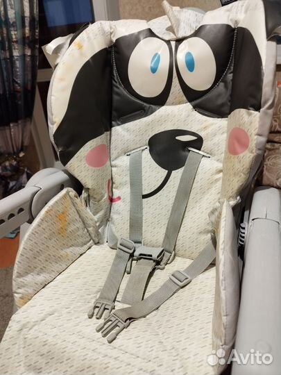 Стульчик для кормления Chicco Polly 2 Start енот