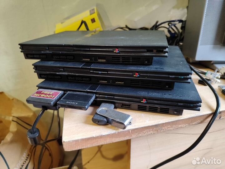 Игровая консоль PlayStation 2 (прошитая)