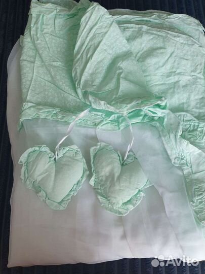 Балдахин,бортики,держатель, покрывало детское