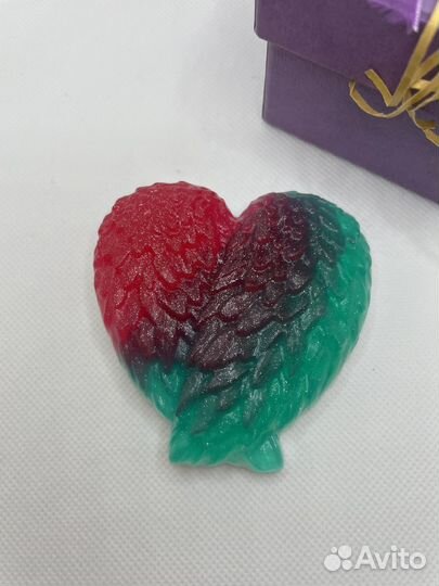 Мыло ручной работы сердце