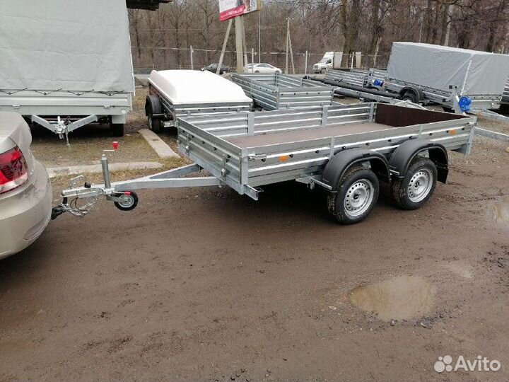 Прицеп легковой 817731.022 с опорным колесом