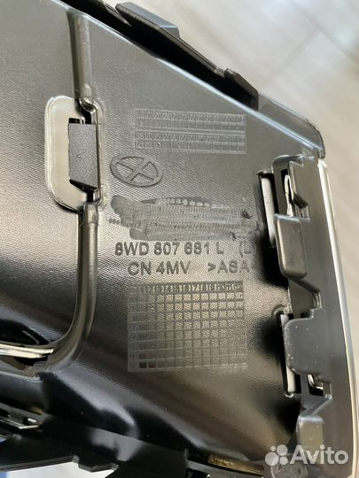 Решетка рамка птф правая audi a4 b9