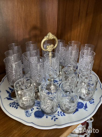 Хрустальные рюмки СССР
