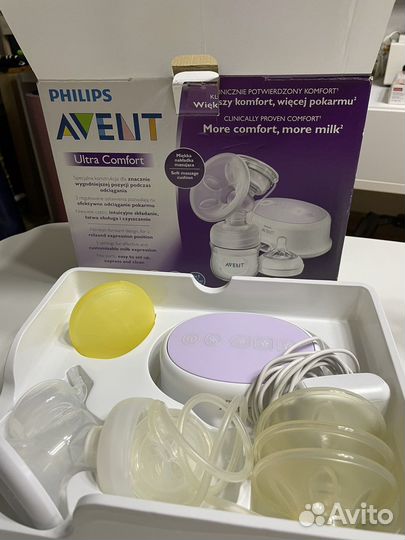 Молокоотсос avent электрический