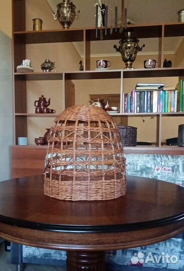 Плетенный абажур