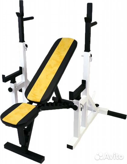 Стойка для штанги с подстраховкой.Модель Д + скамь