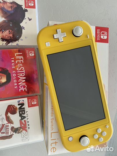 Nintendo switch lite с играми