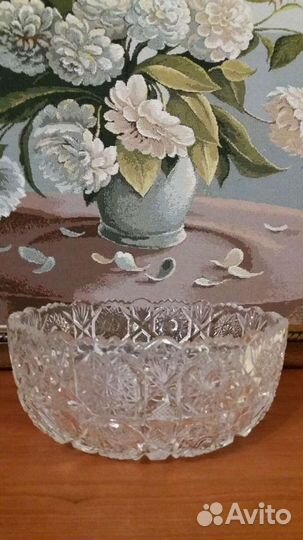 Хрустальная ваза