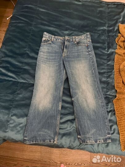 Джинсы zara 36 прямые