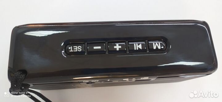 Беспроводная блютуз колонка с термометром