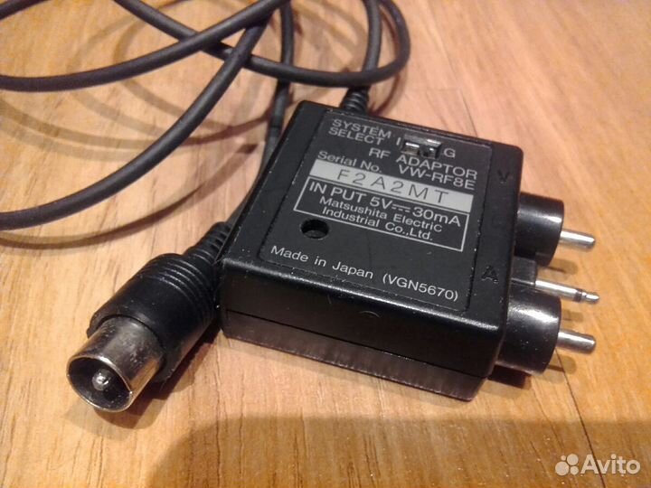 Panasonic VW-RF8 адаптер RCA-TV