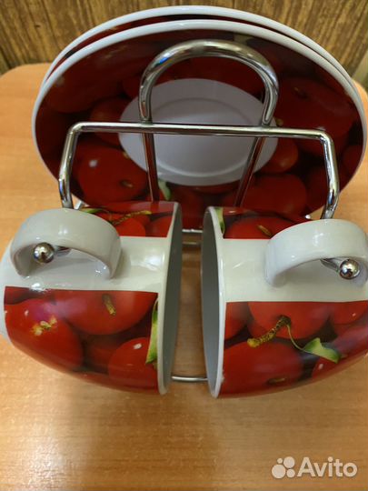 Чайная пара на подставке