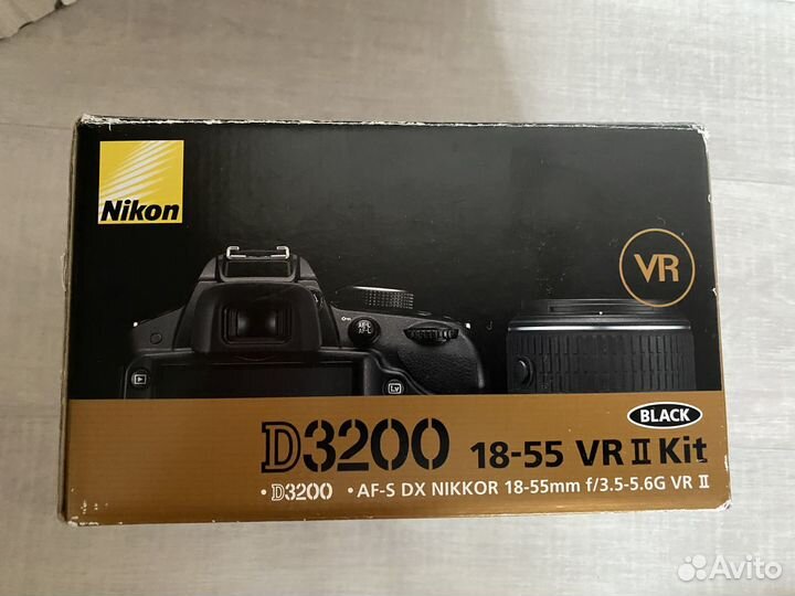 Зеркальный фотоаппарат Nikon d3200 18-55 VR II Kit