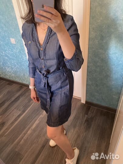 Платье джинсовое летнее Lacoste